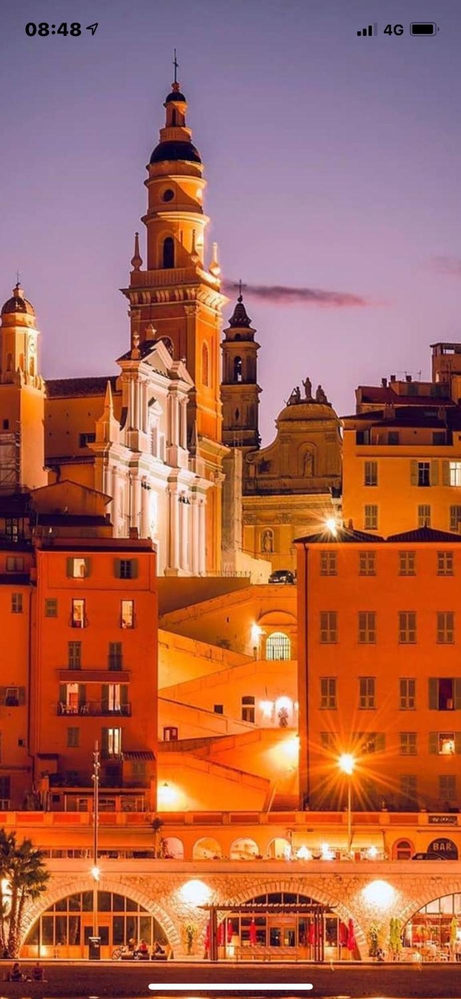 Menton Centre Vue Imprenable Sur Mer Et Jardin Bioves Exterior foto